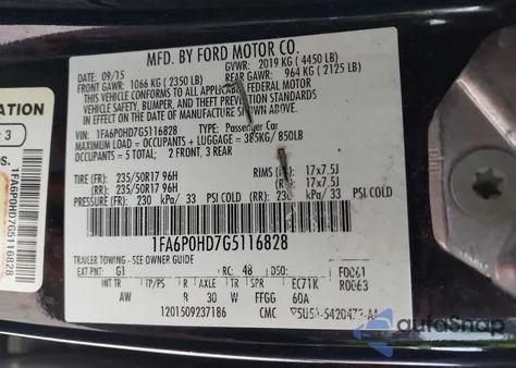 2016 Ford Fusion Se from USA, damaged, VIN 1FA6P0HD7G5116828